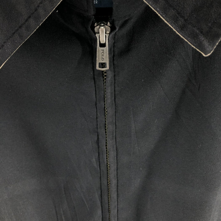 Ralph Lauren POLO by Ralph Lauren Swing Top Sports Jacket Men's XXL cotton black type Vintage Second Hand