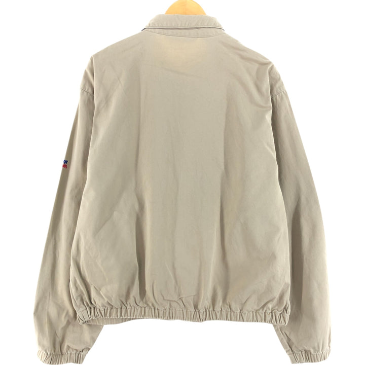 90'S Polo by Ralph Lauren swing top sports jacket, made in the USA, men's size L, vintage cotton Beige type Vintage Second Hand