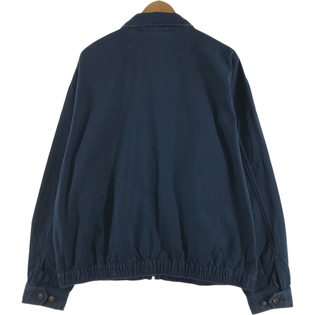 Ralph Lauren POLO by Ralph Lauren Swing Top Sports Jacket Men's XL cotton navy blue type Vintage Second Hand