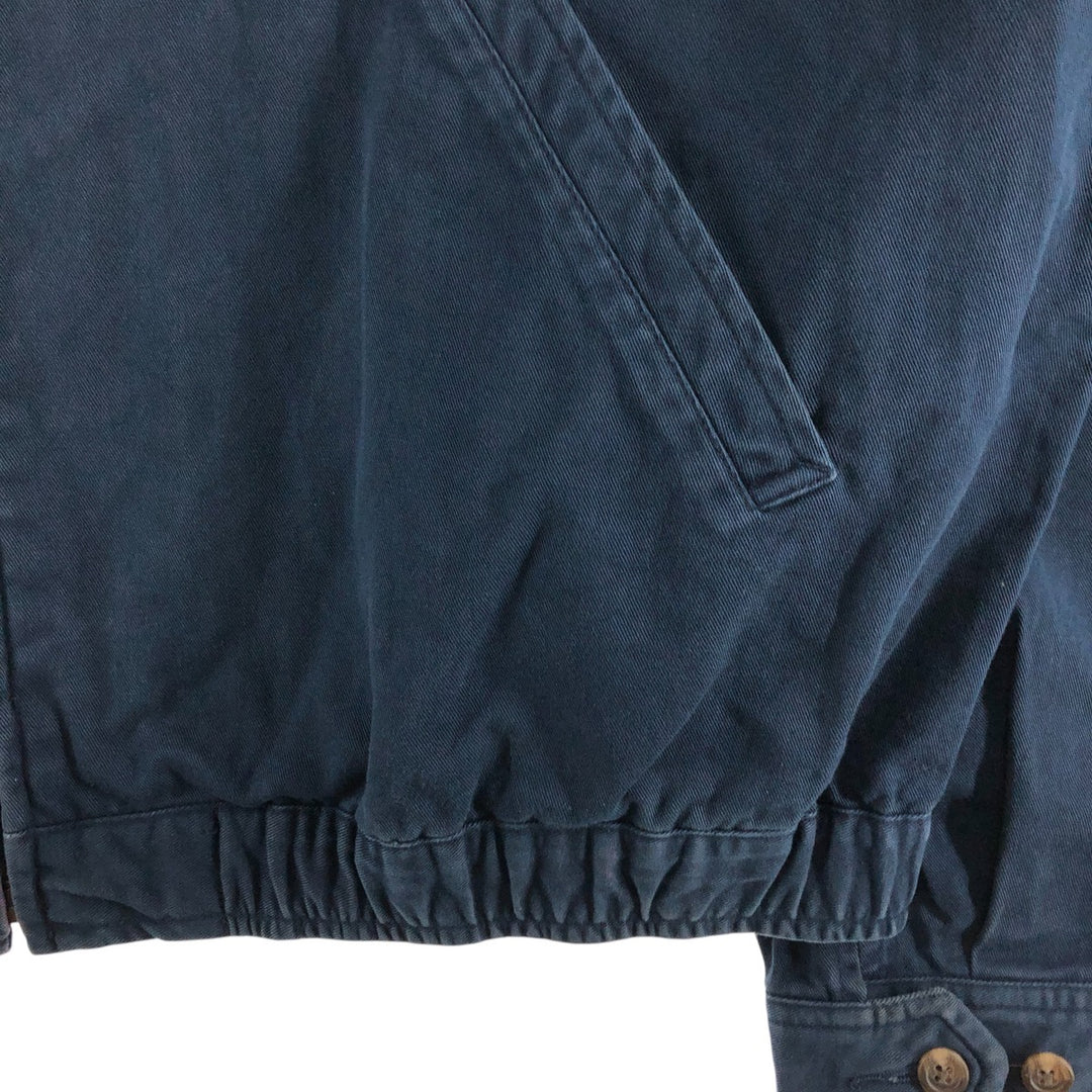 Ralph Lauren POLO by Ralph Lauren Swing Top Sports Jacket Men's XL cotton navy blue type Vintage Second Hand