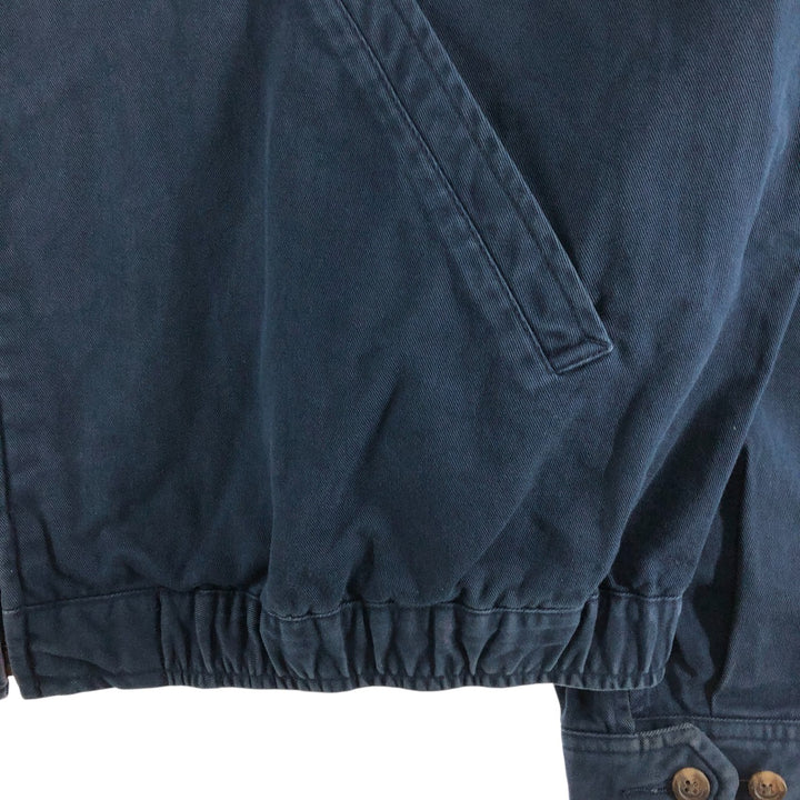 Ralph Lauren POLO by Ralph Lauren Swing Top Sports Jacket Men's XL cotton navy blue type Vintage Second Hand