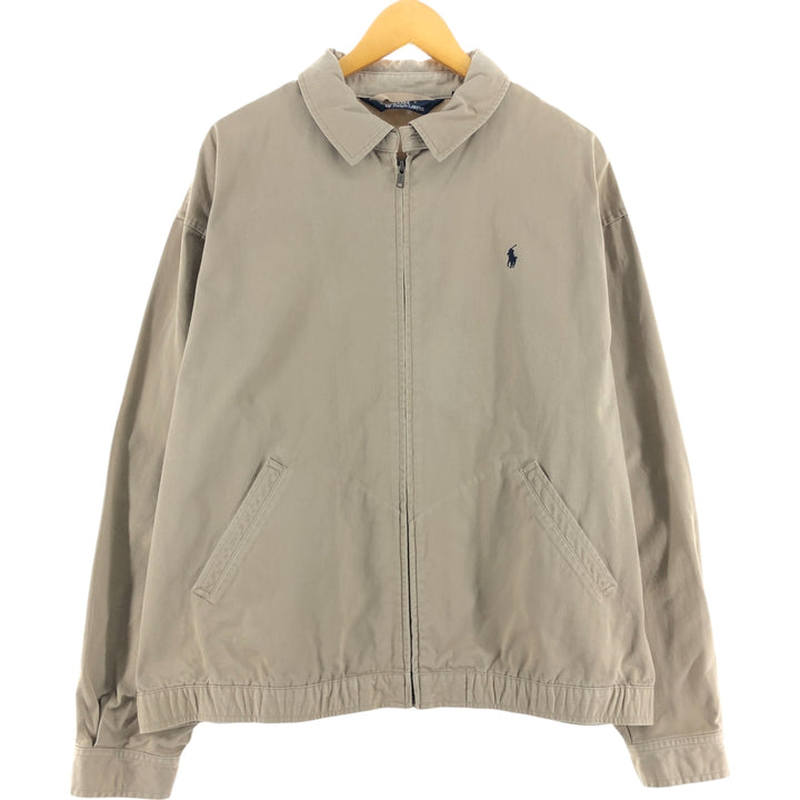 Ralph Lauren POLO by Ralph Lauren Swing Top Sports Jacket Men's XL cotton Beige type Vintage Second Hand