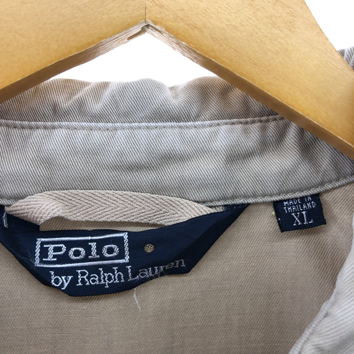 Ralph Lauren POLO by Ralph Lauren Swing Top Sports Jacket Men's XL cotton Beige type Vintage Second Hand