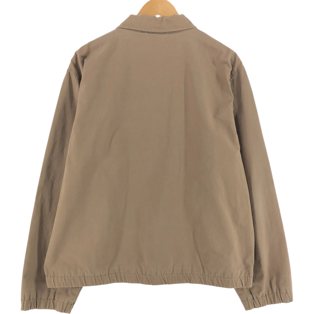 Ralph Lauren POLO by Ralph Lauren Swing Top Sports Jacket Men's L size cotton beige type brown Vintage Second Hand