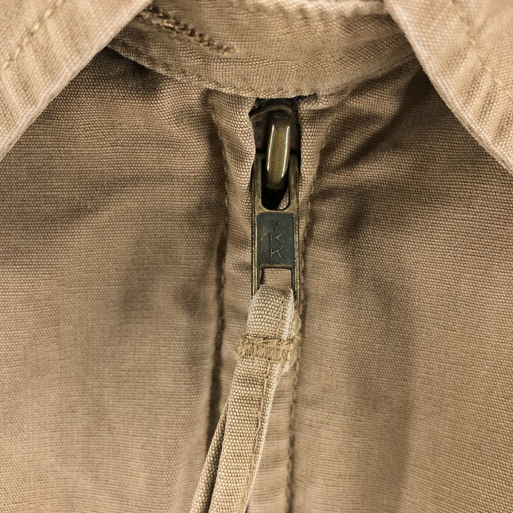 Ralph Lauren POLO by Ralph Lauren Swing Top Sports Jacket Men's L size cotton beige type brown Vintage Second Hand