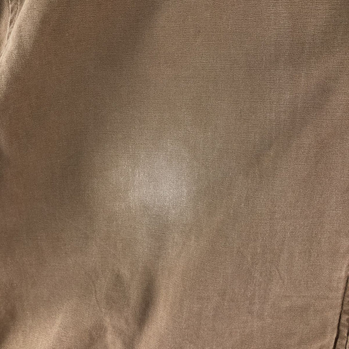 Ralph Lauren POLO by Ralph Lauren Swing Top Sports Jacket Men's L size cotton beige type brown Vintage Second Hand