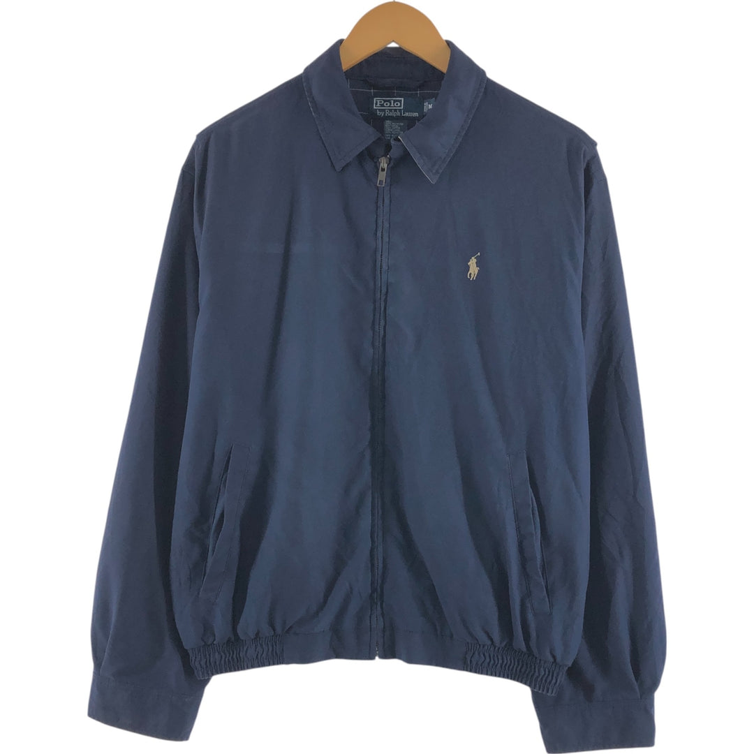 Ralph Lauren POLO by Ralph Lauren Swing Top Sports Jacket Men's M polyester navy blue type Vintage Second Hand