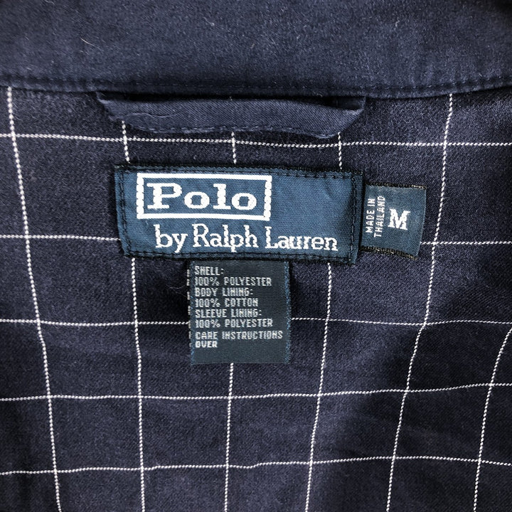 Ralph Lauren POLO by Ralph Lauren Swing Top Sports Jacket Men's M polyester navy blue type Vintage Second Hand