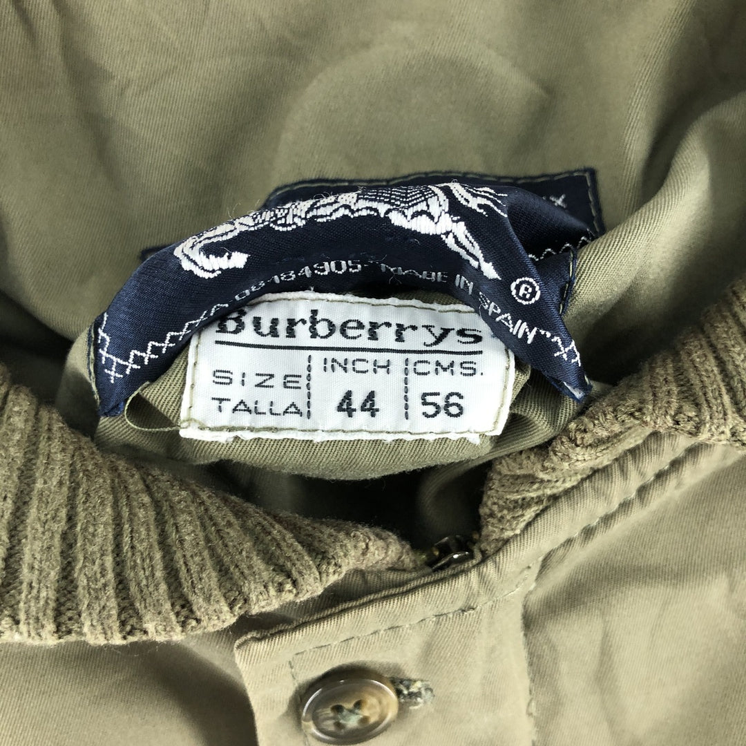 70s~80'S Burberry's swing top sports jacket, made in Spain, men's size L, vintage /evb009787