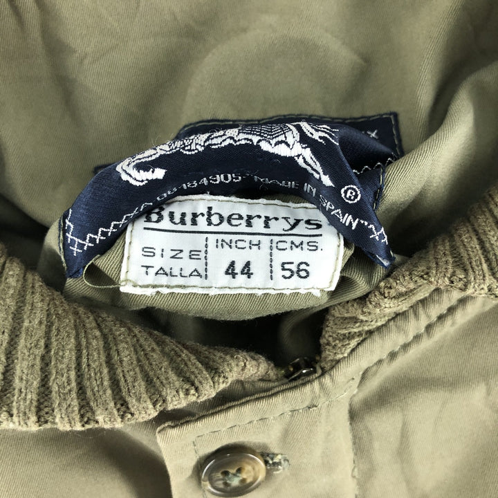 70s~80'S Burberry's swing top sports jacket, made in Spain, men's size L, vintage /evb009787