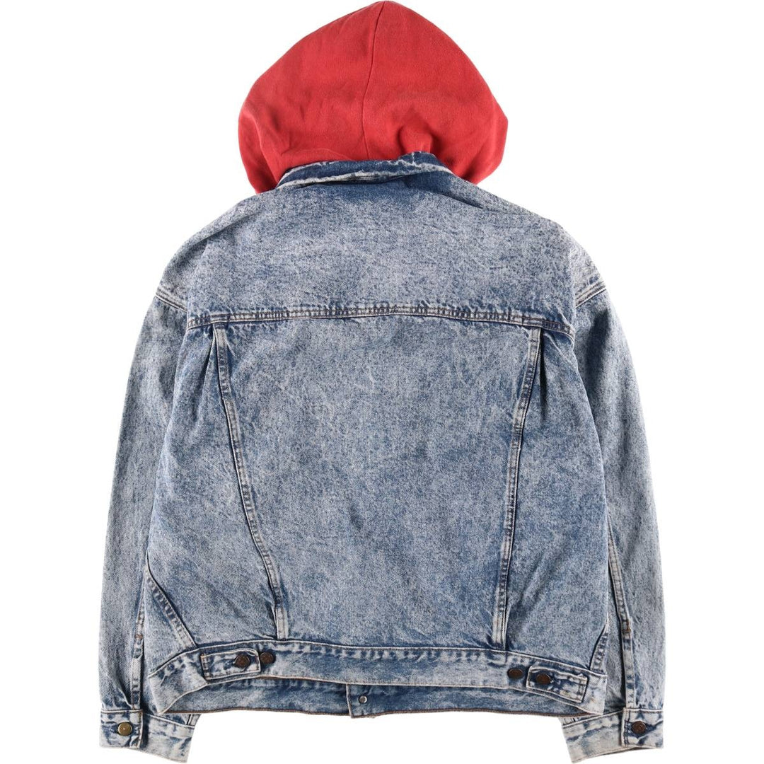 Levi's 75067-0219 Layered-style Chemical Wash Denim Jacket, Made in Canada, Men's XL, Vintage /evb009791