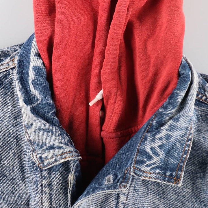 Levi's 75067-0219 Layered-style Chemical Wash Denim Jacket, Made in Canada, Men's XL, Vintage /evb009791