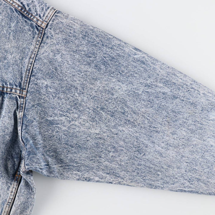 Levi's 75067-0219 Layered-style Chemical Wash Denim Jacket, Made in Canada, Men's XL, Vintage /evb009791