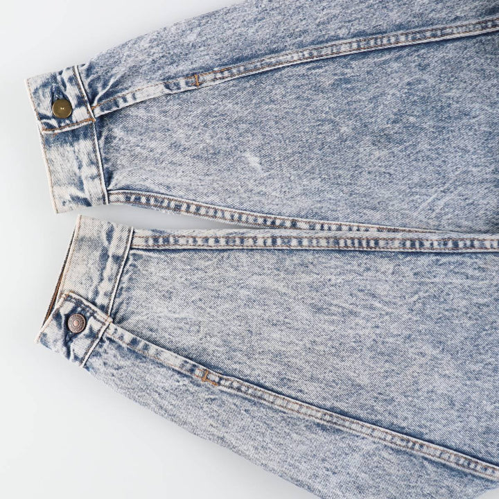 Levi's 75067-0219 Layered-style Chemical Wash Denim Jacket, Made in Canada, Men's XL, Vintage /evb009791