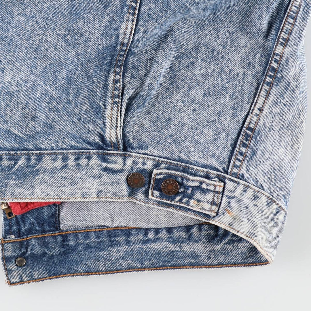Levi's 75067-0219 Layered-style Chemical Wash Denim Jacket, Made in Canada, Men's XL, Vintage /evb009791