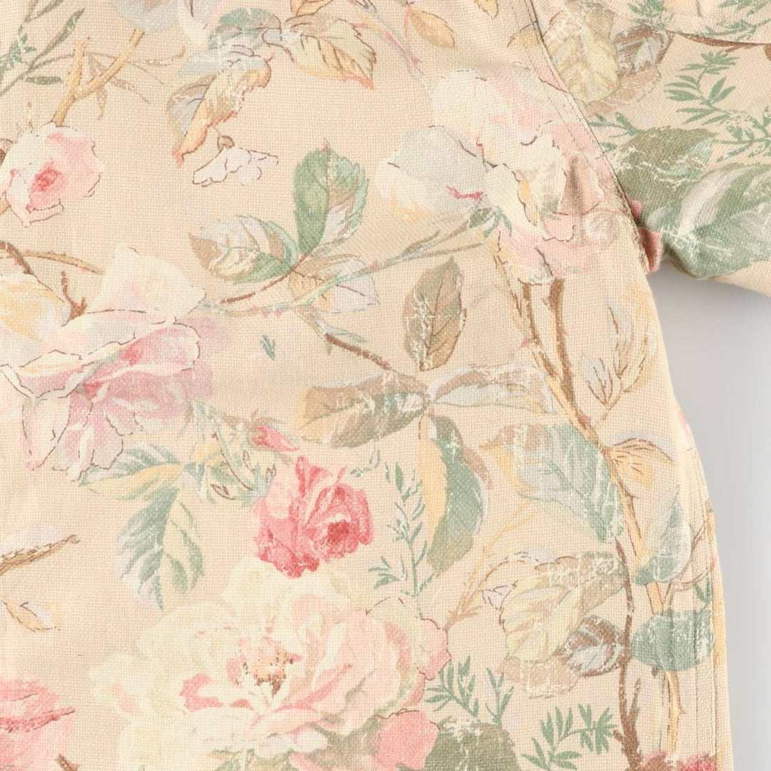 Ralph Lauren LAUREN Floral linen jacket for women, size L /evb009813