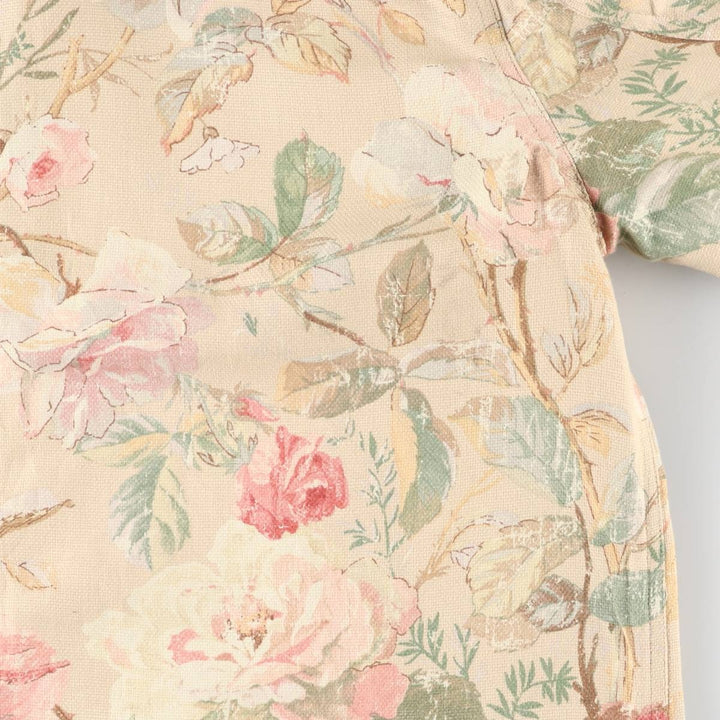 Ralph Lauren LAUREN Floral linen jacket for women, size L /evb009813