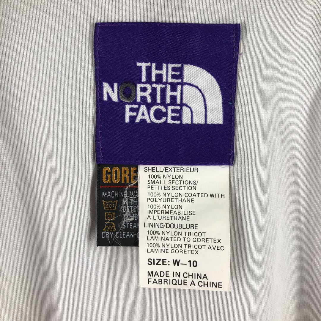 THE NORTH FACE GORE-TEX Mountain Jacket, Shell Jacket, Women's, XL size Nylon purple type Vintage Second Hand