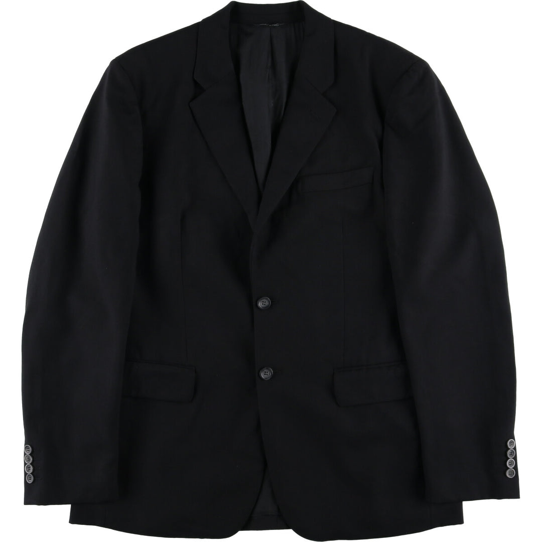 Versace VERSACE VERSUS VERSACE wool tailored jacket made in Italy men's size M wool black type Vintage Second Hand