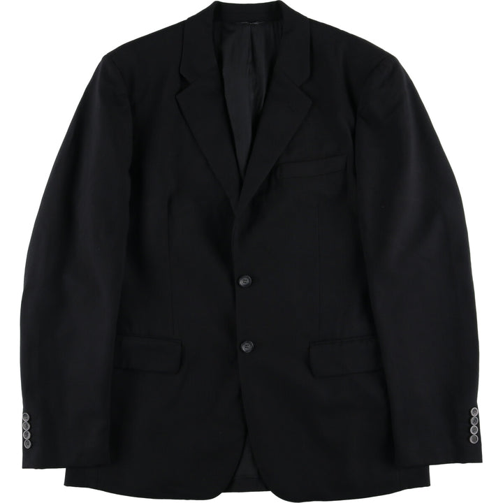 Versace VERSACE VERSUS VERSACE wool tailored jacket made in Italy men's size M wool black type Vintage Second Hand