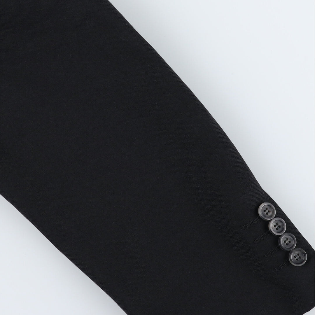 Versace VERSACE VERSUS VERSACE wool tailored jacket made in Italy men's size M wool black type Vintage Second Hand