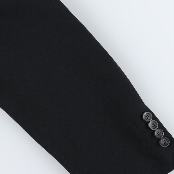 Versace VERSACE VERSUS VERSACE wool tailored jacket made in Italy men's size M wool black type Vintage Second Hand