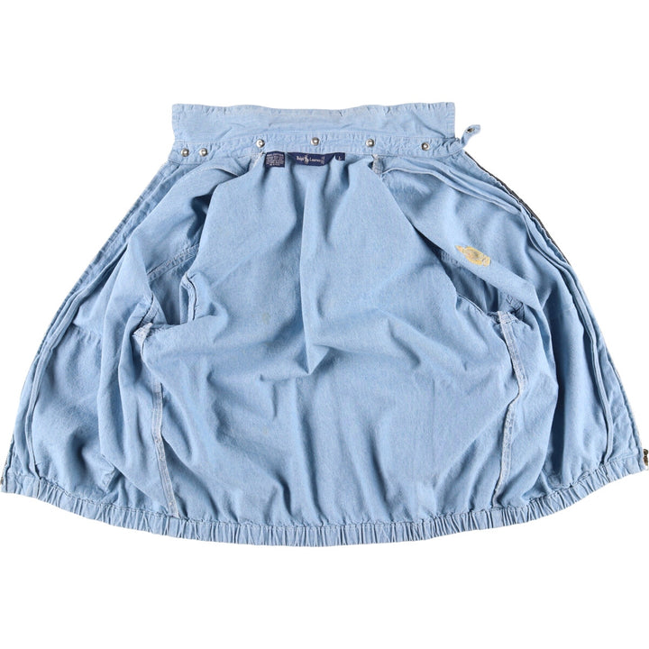 Ralph Lauren Chambray Swing Top Sports Jacket Men's Size L cotton blue type Vintage Second Hand