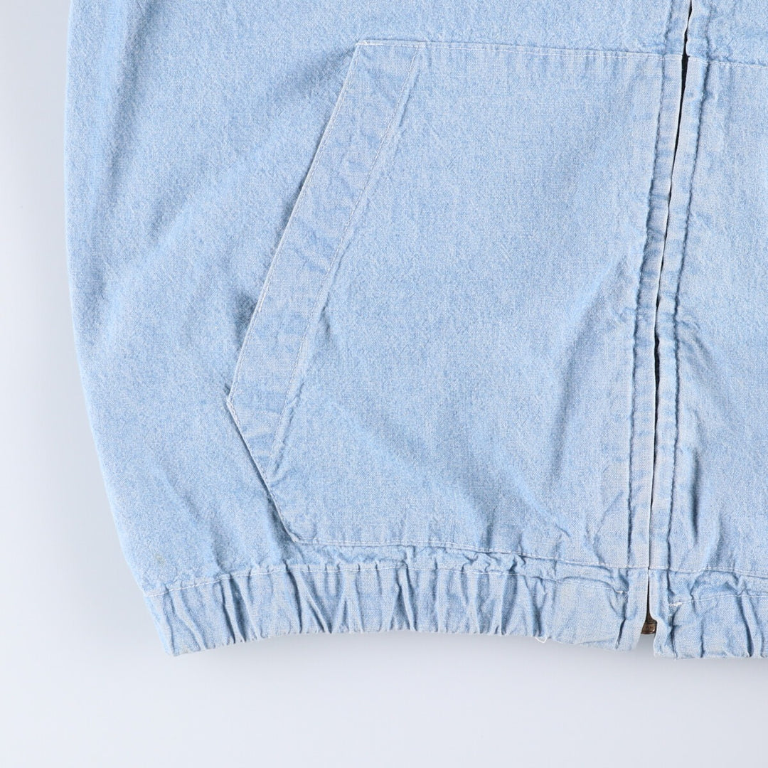 Ralph Lauren Chambray Swing Top Sports Jacket Men's Size L cotton blue type Vintage Second Hand