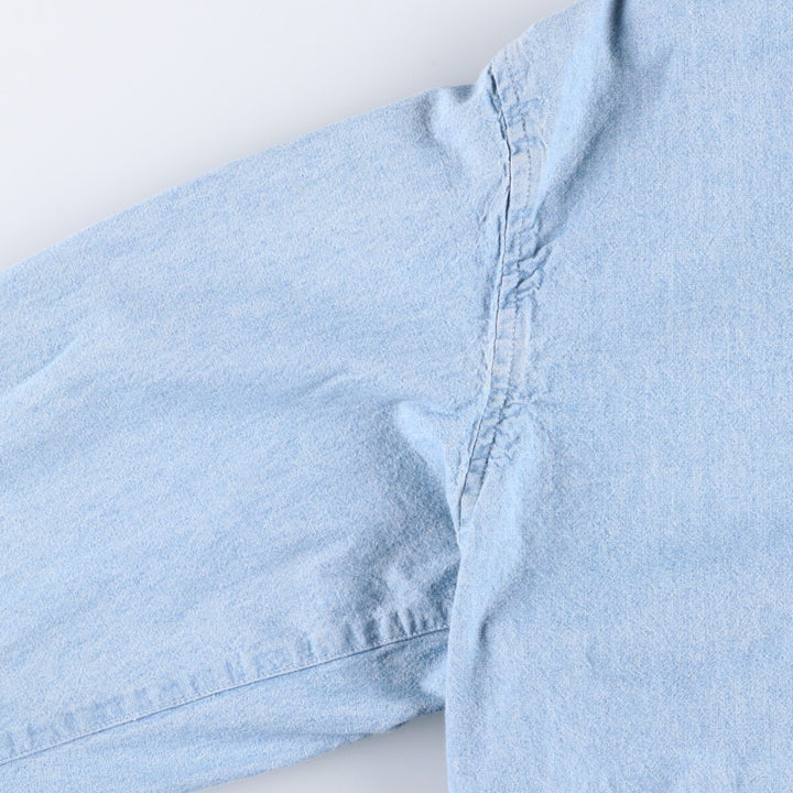 Ralph Lauren Chambray Swing Top Sports Jacket Men's Size L cotton blue type Vintage Second Hand