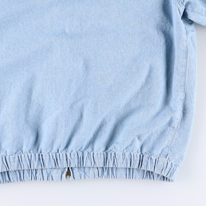 Ralph Lauren Chambray Swing Top Sports Jacket Men's Size L cotton blue type Vintage Second Hand