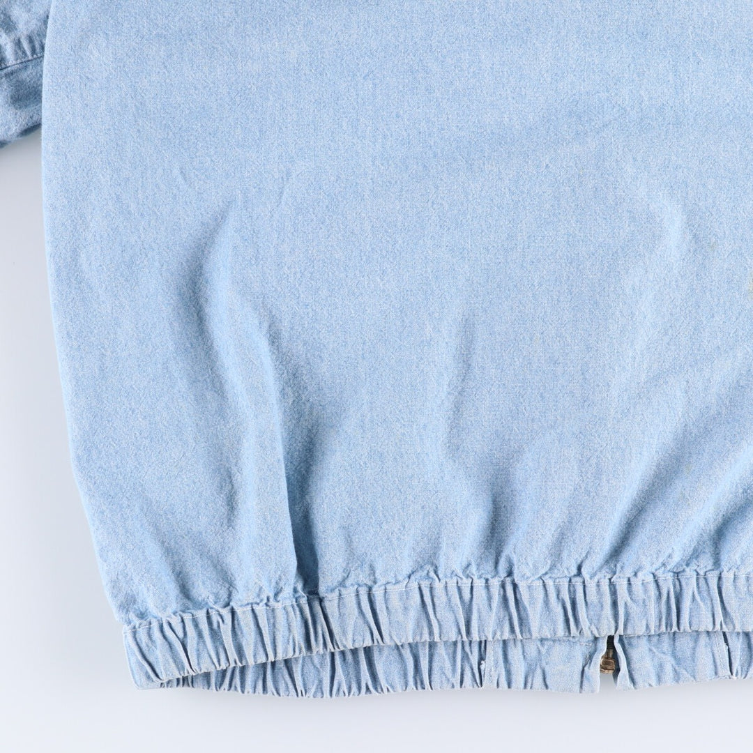 Ralph Lauren Chambray Swing Top Sports Jacket Men's Size L cotton blue type Vintage Second Hand