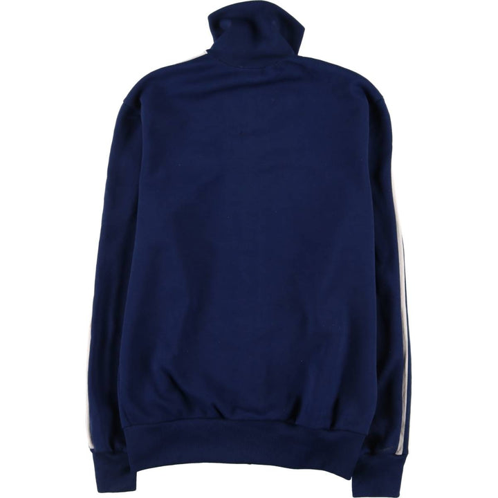 Vintage 70s-80'S adidas track jacket, women's size M polyester navy blue type Vintage Second Hand