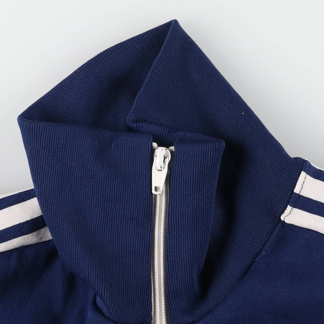 Vintage 70s-80'S adidas track jacket, women's size M polyester navy blue type Vintage Second Hand