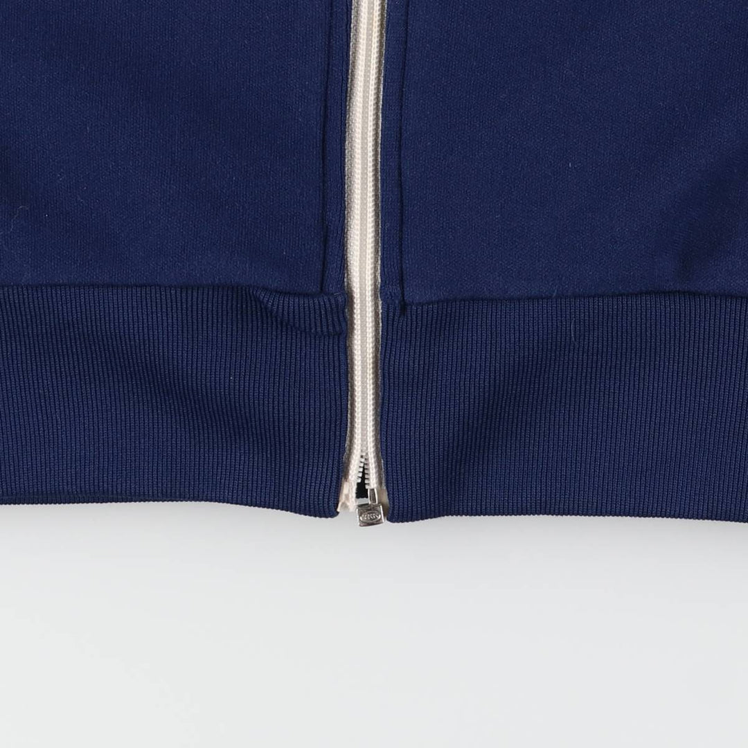 Vintage 70s-80'S adidas track jacket, women's size M polyester navy blue type Vintage Second Hand