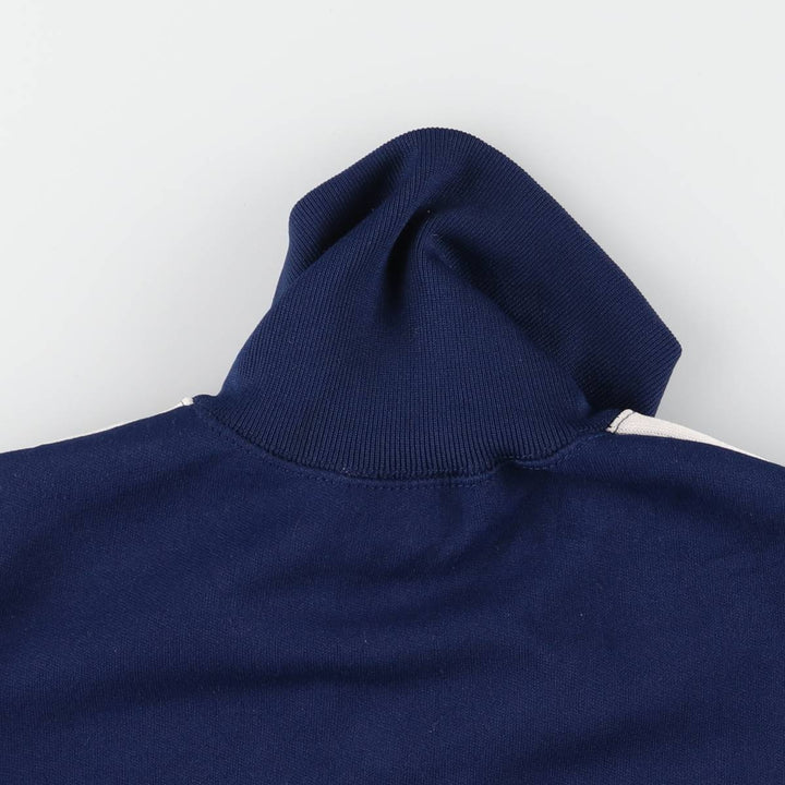 Vintage 70s-80'S adidas track jacket, women's size M polyester navy blue type Vintage Second Hand