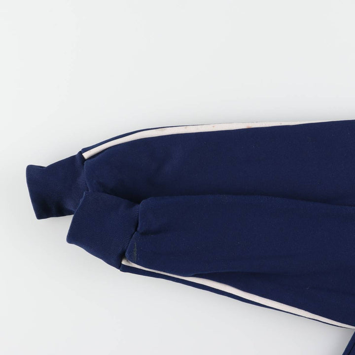 Vintage 70s-80'S adidas track jacket, women's size M polyester navy blue type Vintage Second Hand