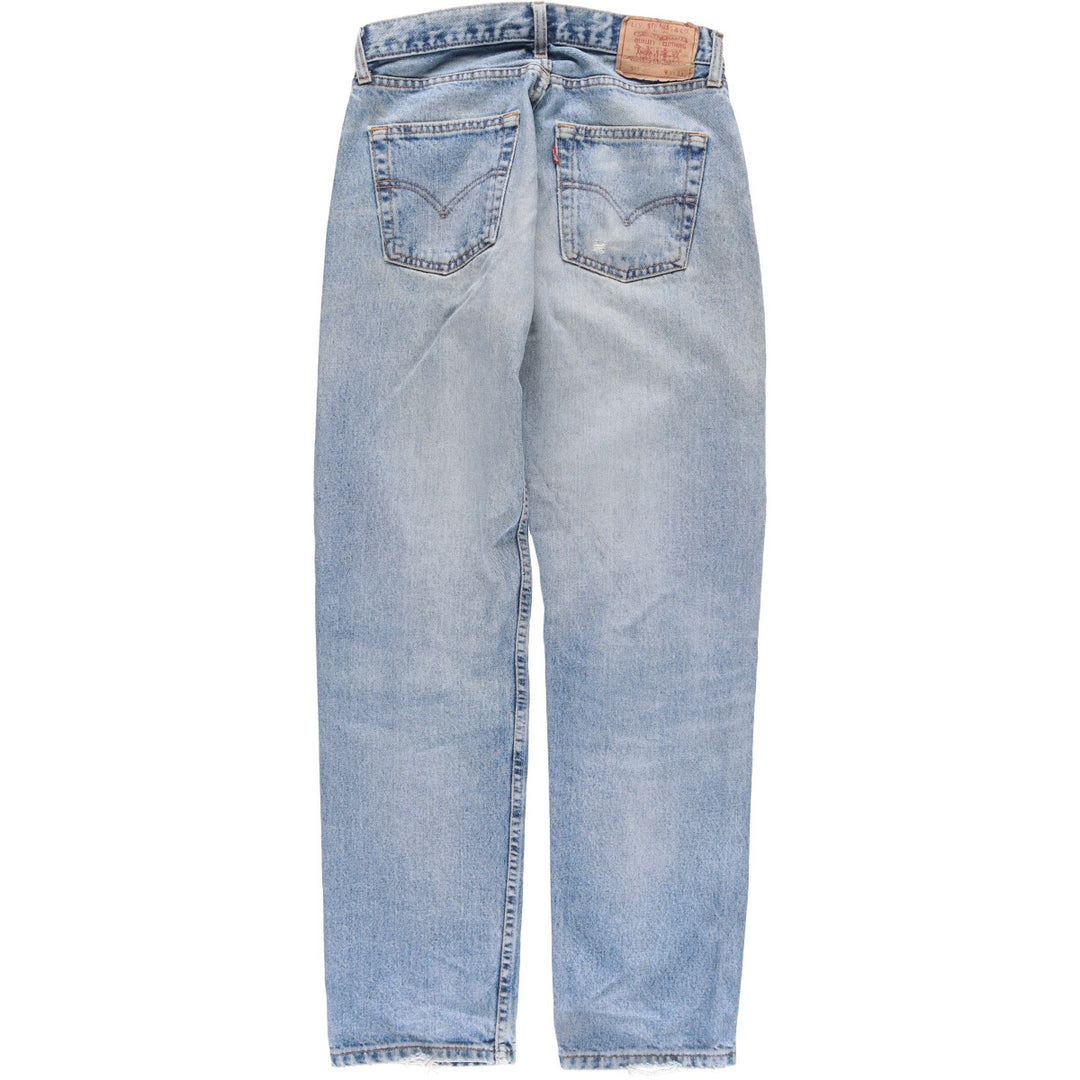 Levi's 517-0216 Euro model bootcut denim pants made in the UK, men's w30 equivalent cotton Blue type light blue Vintage Second Hand