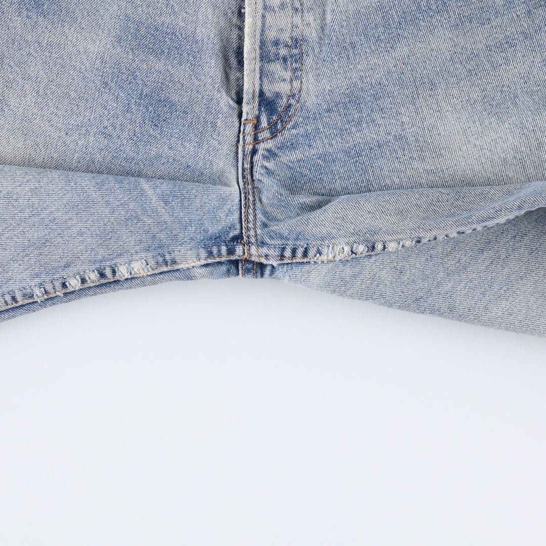 Levi's 517-0216 Euro model bootcut denim pants made in the UK, men's w30 equivalent cotton Blue type light blue Vintage Second Hand