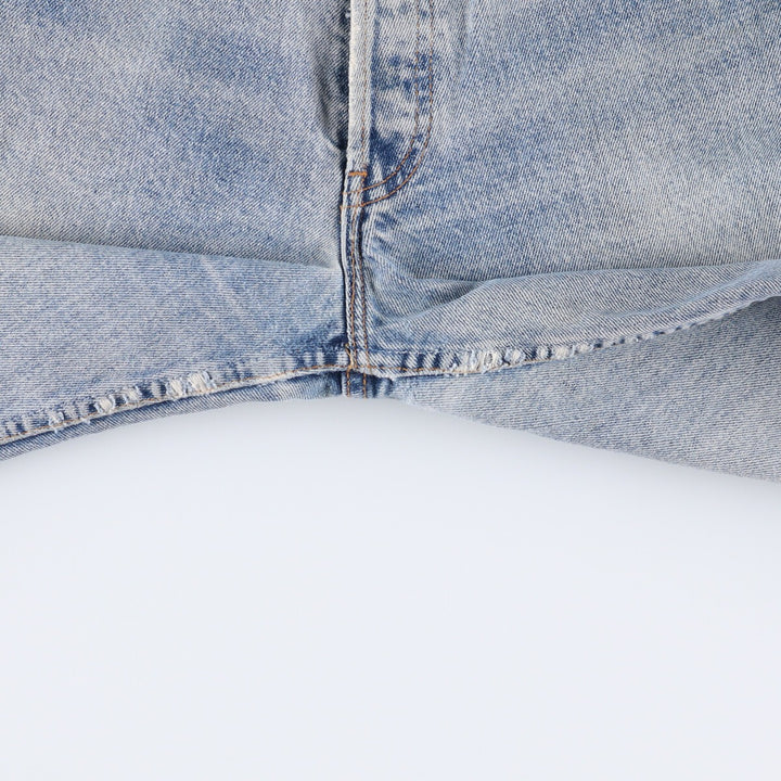 Levi's 517-0216 Euro model bootcut denim pants made in the UK, men's w30 equivalent cotton Blue type light blue Vintage Second Hand