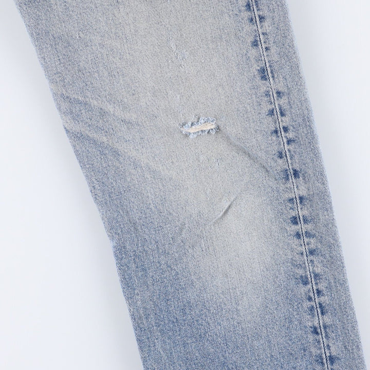 Levi's 517-0216 Euro model bootcut denim pants made in the UK, men's w30 equivalent cotton Blue type light blue Vintage Second Hand