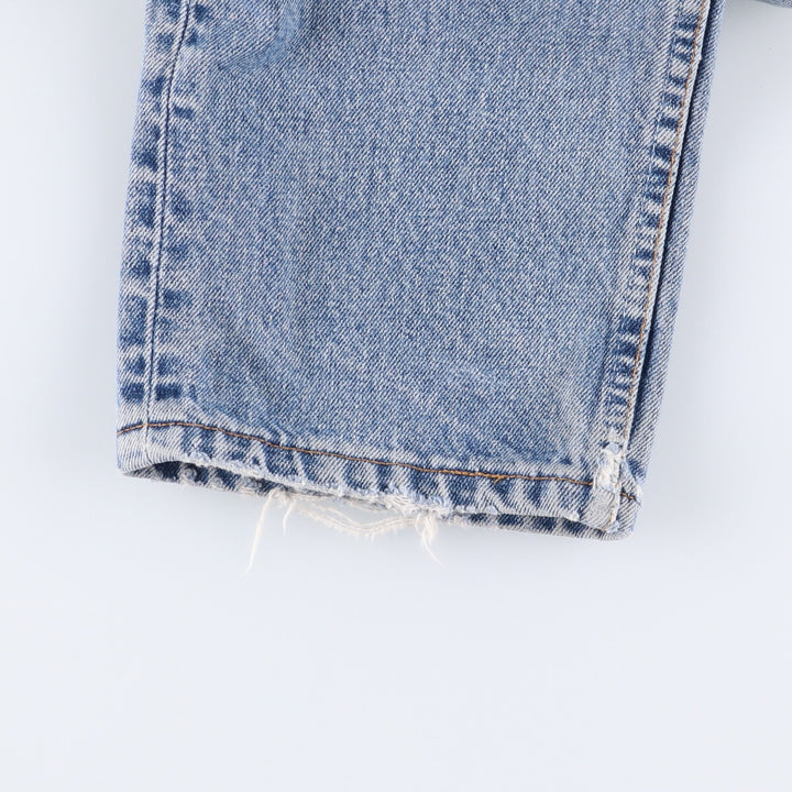 Levi's 517-0216 Euro model bootcut denim pants made in the UK, men's w30 equivalent cotton Blue type light blue Vintage Second Hand
