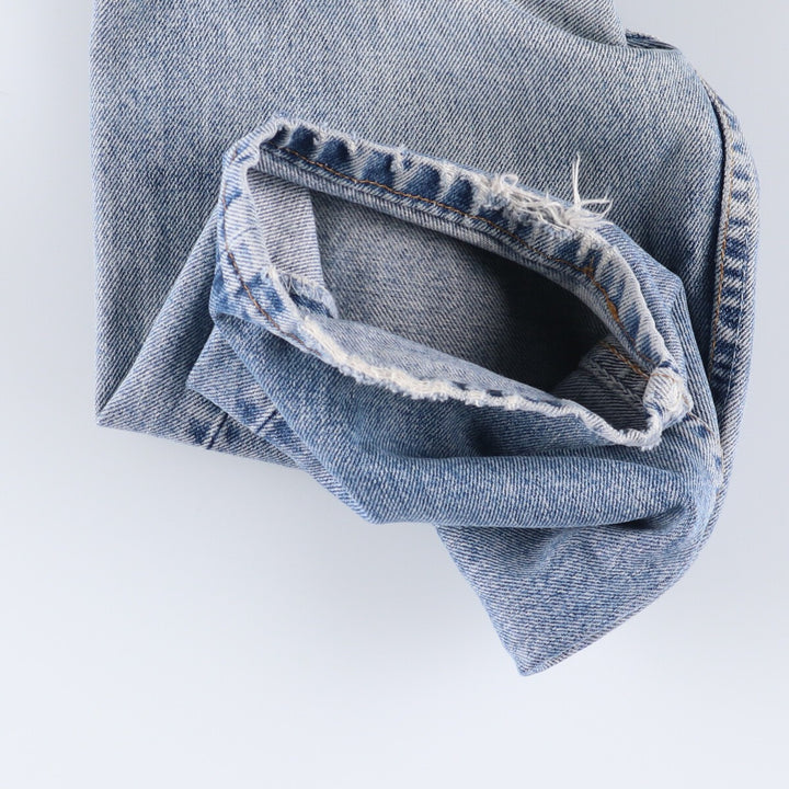 Levi's 517-0216 Euro model bootcut denim pants made in the UK, men's w30 equivalent cotton Blue type light blue Vintage Second Hand