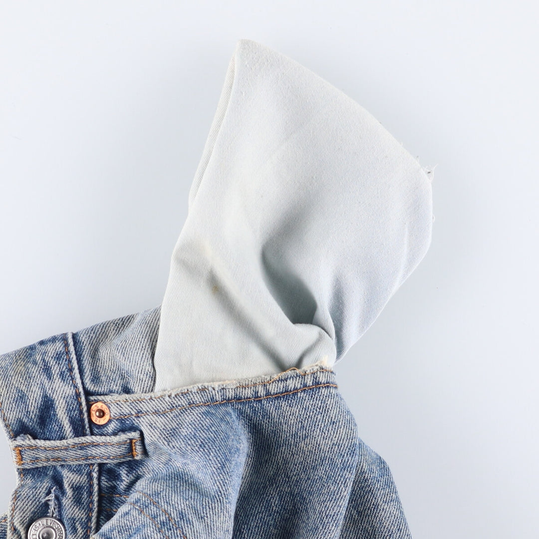 Levi's 517-0216 Euro model bootcut denim pants made in the UK, men's w30 equivalent cotton Blue type light blue Vintage Second Hand