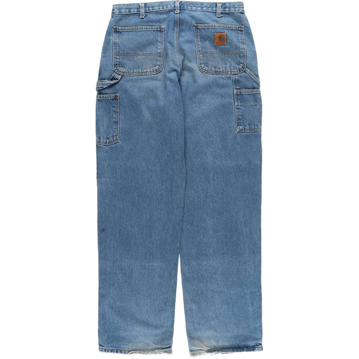 00'S Carhartt Double Knee Painter Pants Men's W36 cotton blue type Vintage Second Hand