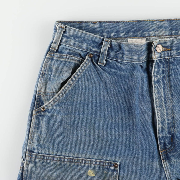 00'S Carhartt Double Knee Painter Pants Men's W36 cotton blue type Vintage Second Hand