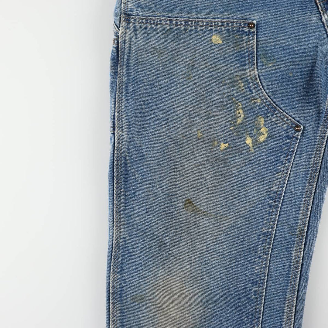 00'S Carhartt Double Knee Painter Pants Men's W36 cotton blue type Vintage Second Hand