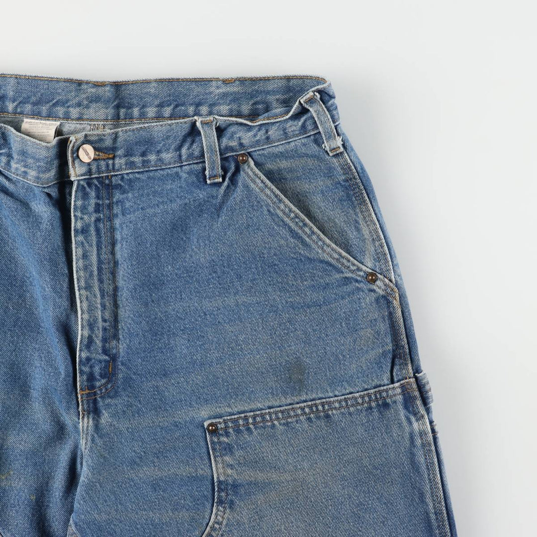 00'S Carhartt Double Knee Painter Pants Men's W36 cotton blue type Vintage Second Hand