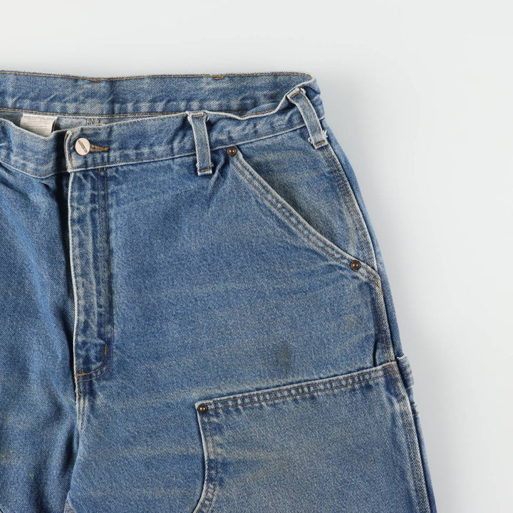 00'S Carhartt Double Knee Painter Pants Men's W36 cotton blue type Vintage Second Hand