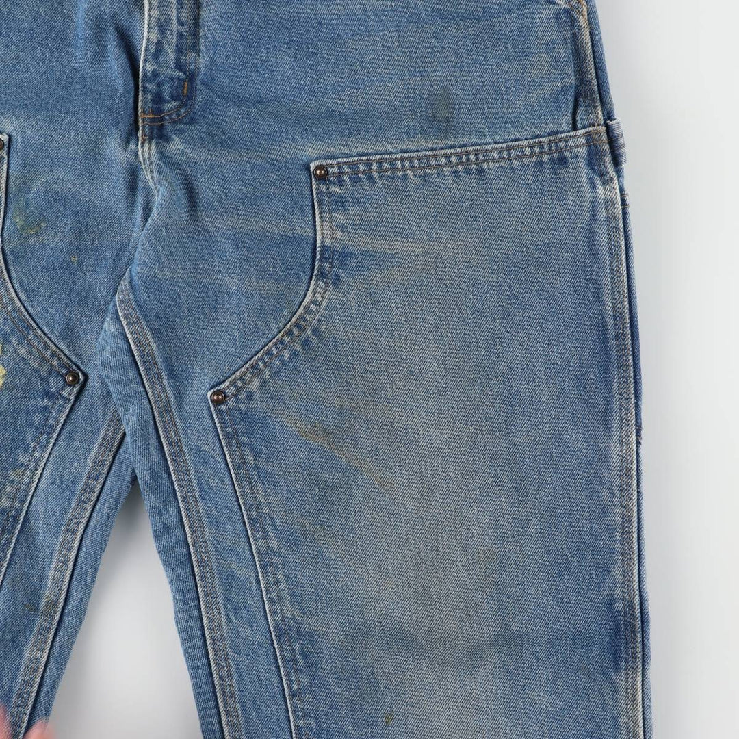 00'S Carhartt Double Knee Painter Pants Men's W36 cotton blue type Vintage Second Hand