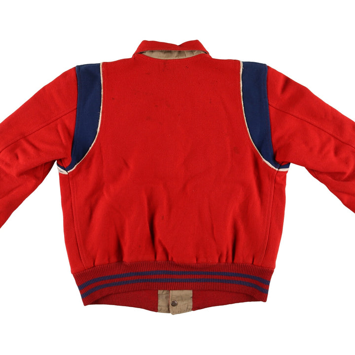 BELLS Reversible Wool Varsity Jacket Award Jacket Varsity Jacket Men's L Size Vintage /evb009905